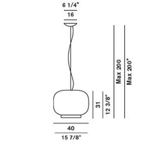 Foscarini Chouchin Bianco 1