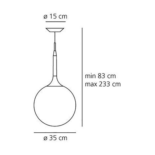 Artemide Castore 35 sosp.