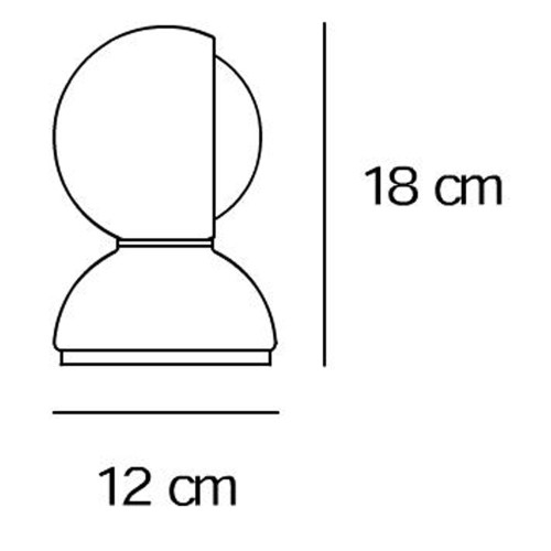 Artemide Eclisse arancione