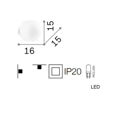 Ideal Lux Mapa Ap1 15