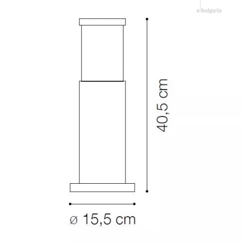 Ideal Lux Tronco 40 antracite